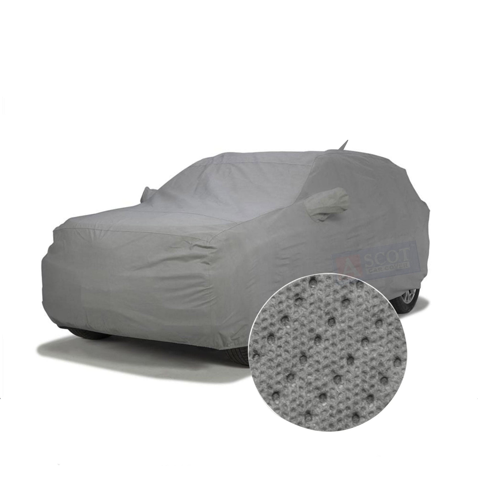 Ascot Fiat Punto Waterproof Car Cover with Mirror & Antenna